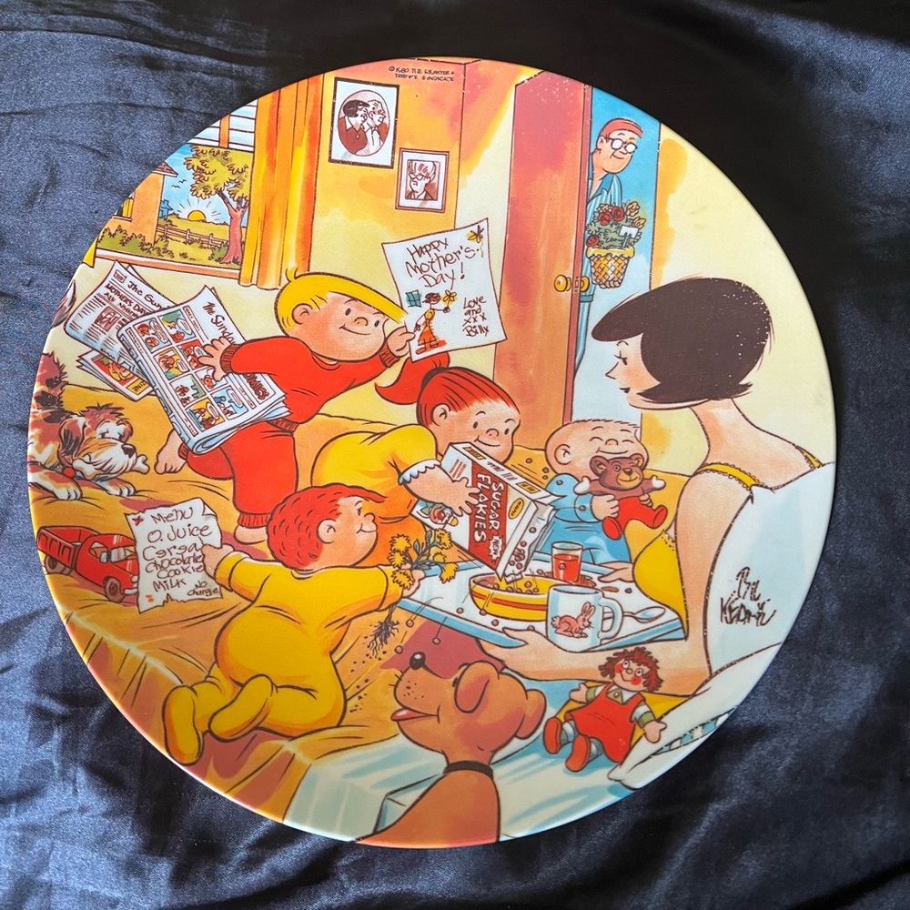 Family Circus Bil Keane decorative plate